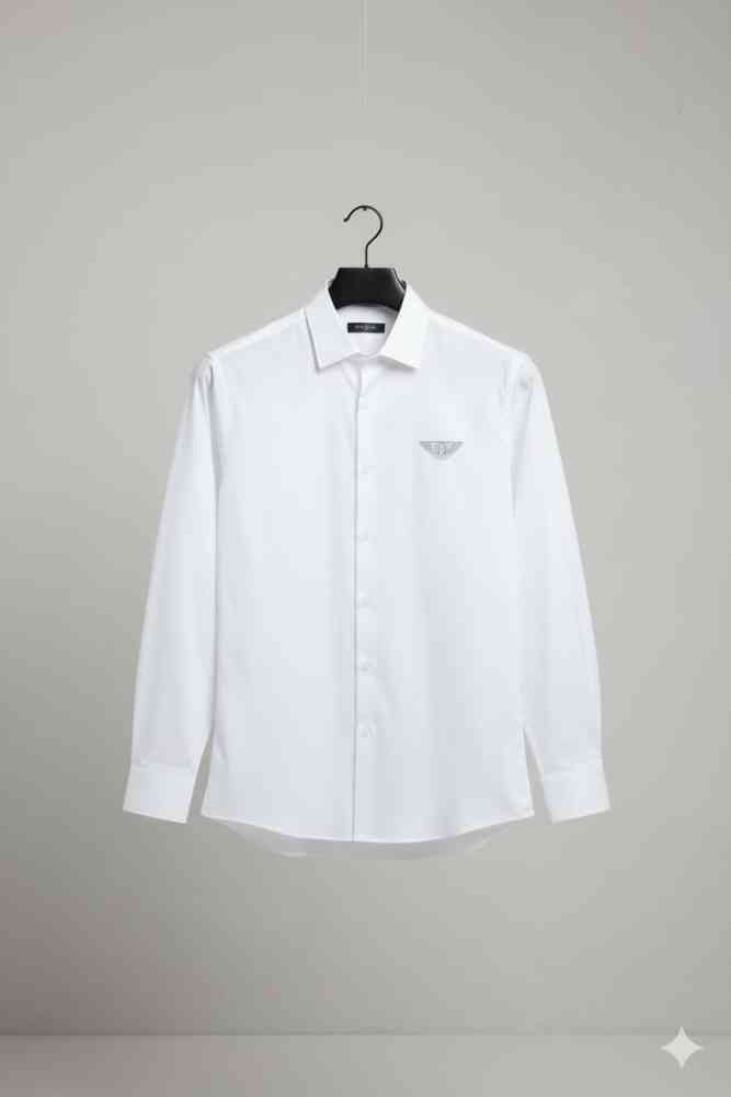 Armani Exchange White Premium Quality Cotton Shirt-thumb-1