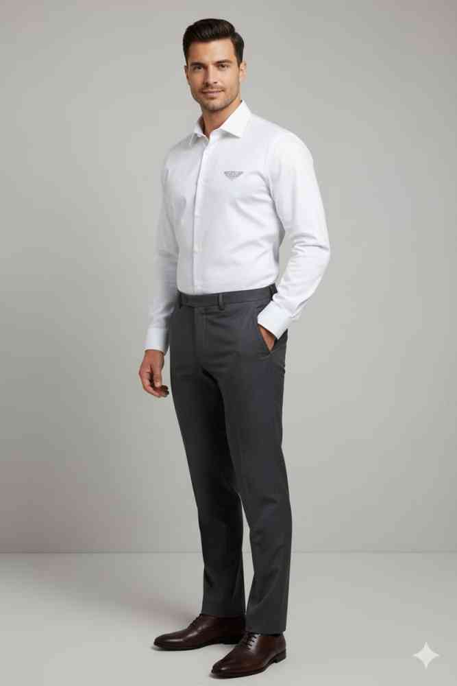 Armani Exchange White Premium Quality Cotton Shirt-thumb-0