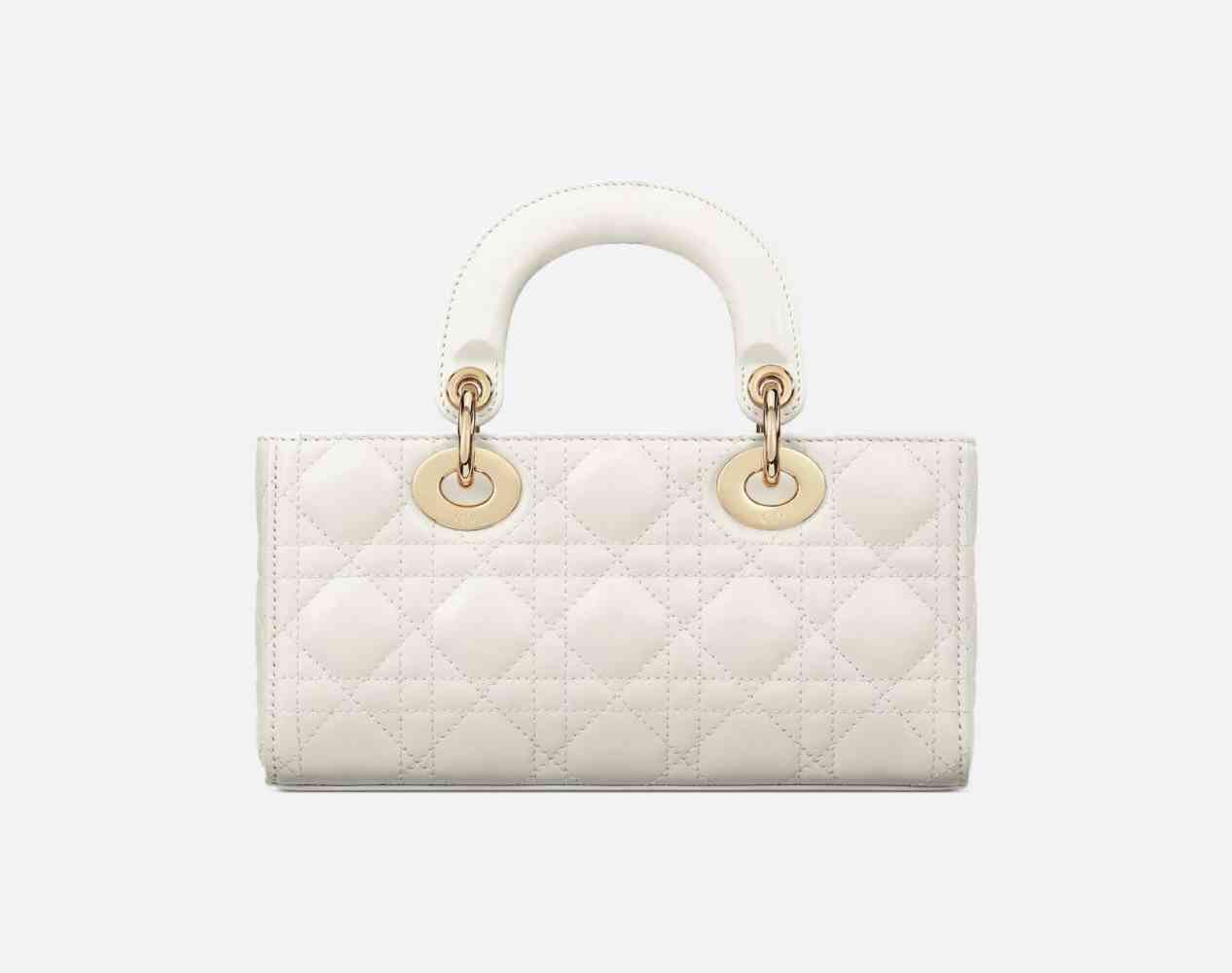 Dior Lady D Joy White Handbag-1