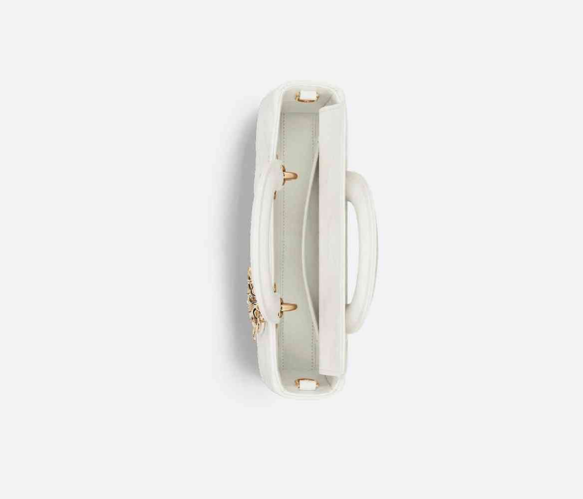 Dior Lady D Joy White Handbag-3
