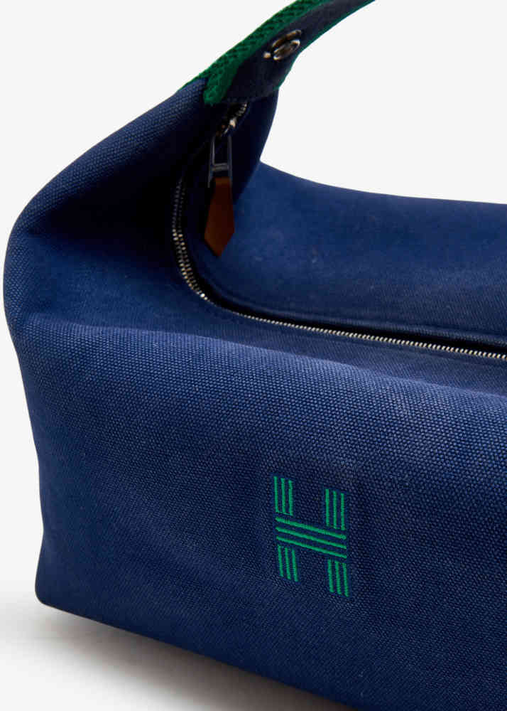 Hermes Blue Premium Quality Brac Vanity Case Bag-thumb-4