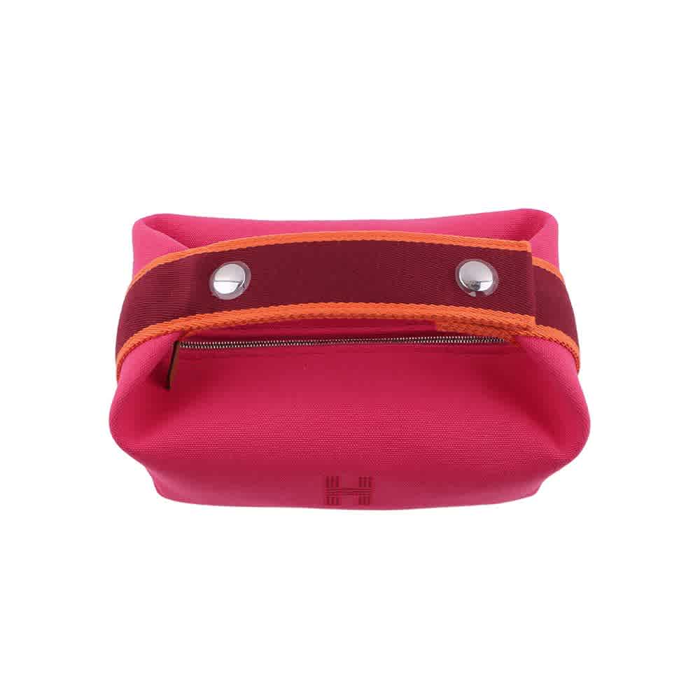Hermes Pink Premium Quality Brac Vanity Case Bag-thumb-6