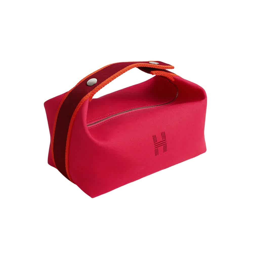 Hermes Pink Premium Quality Brac Vanity Case Bag-thumb-1