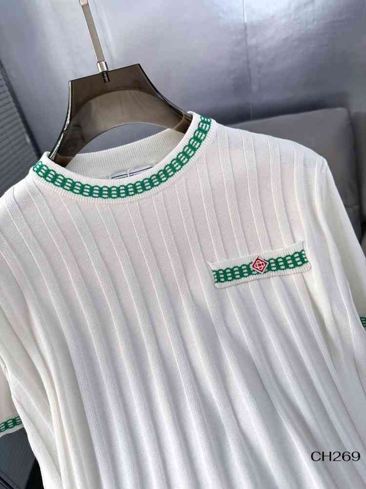 Casablanca White Premium Quality T-shirt-thumb-3