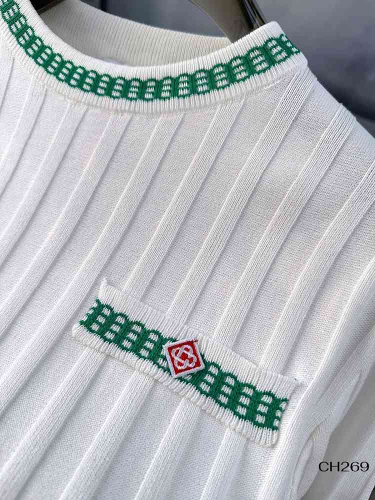 Casablanca White Premium Quality T-shirt-thumb-4