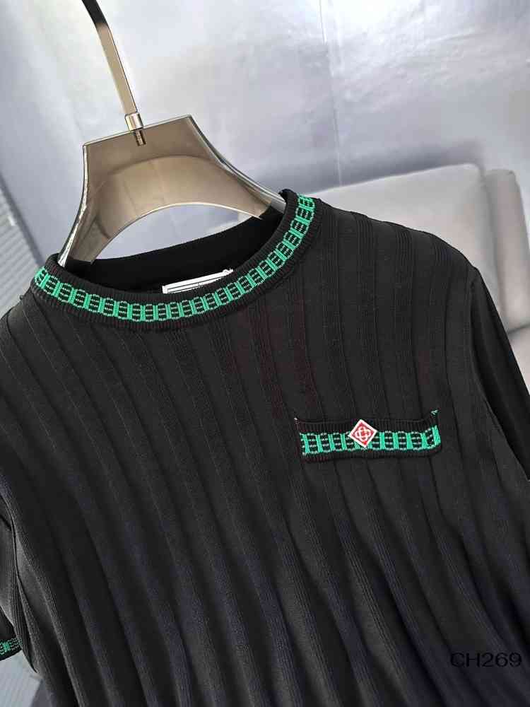 Casablanca Black Premium Quality T-shirt-thumb-3