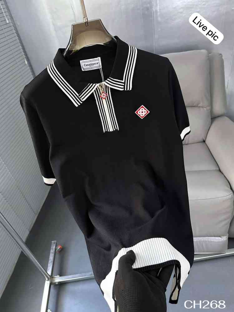 Casablanca Black Premium Quality T-shirt-3