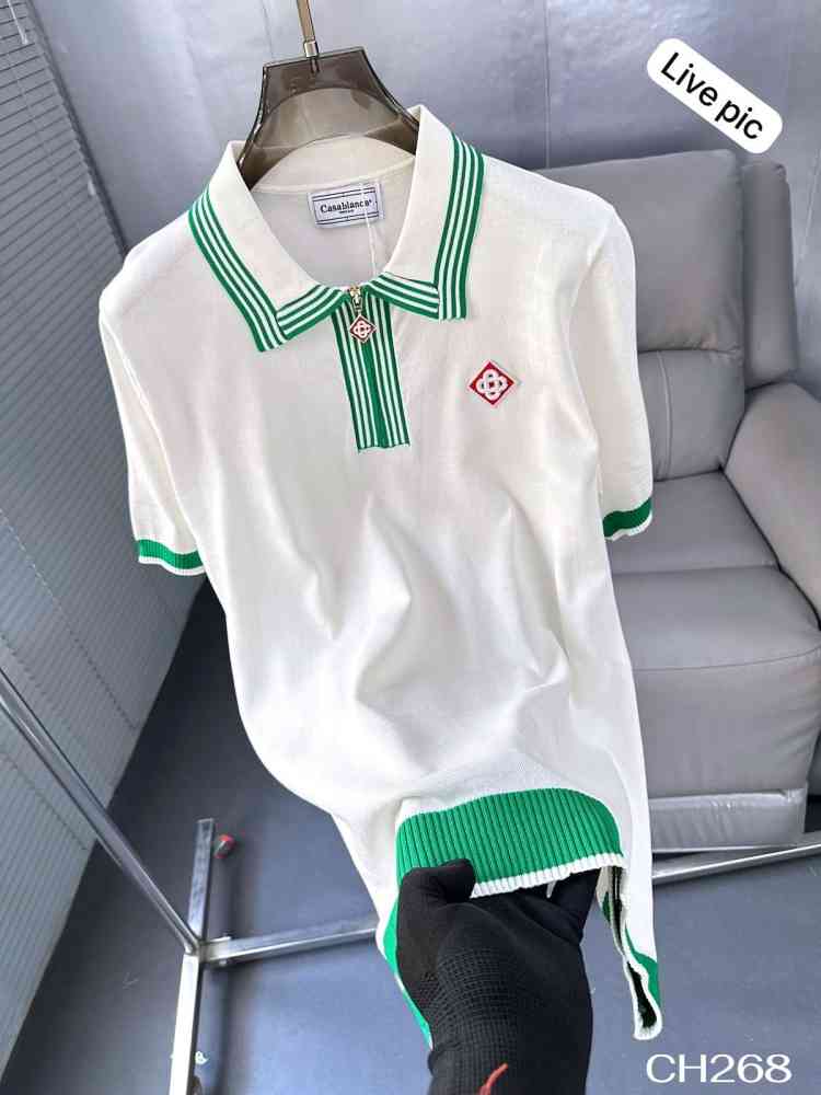 Casablanca White Premium Quality T-shirt-thumb-4