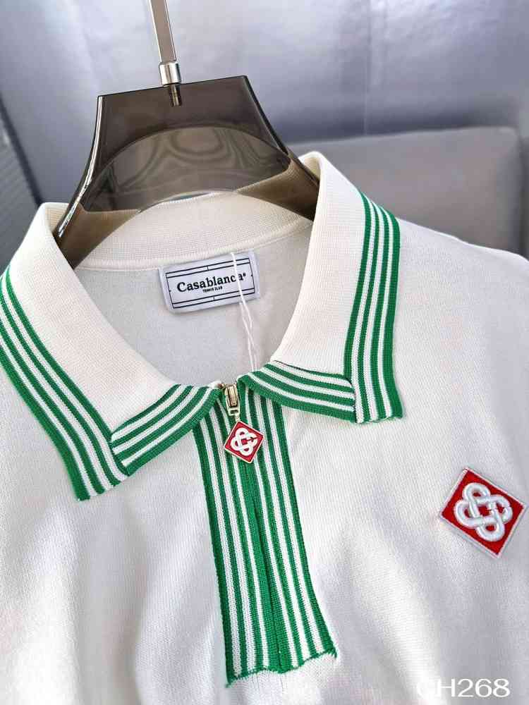 Casablanca White Premium Quality T-shirt-thumb-3