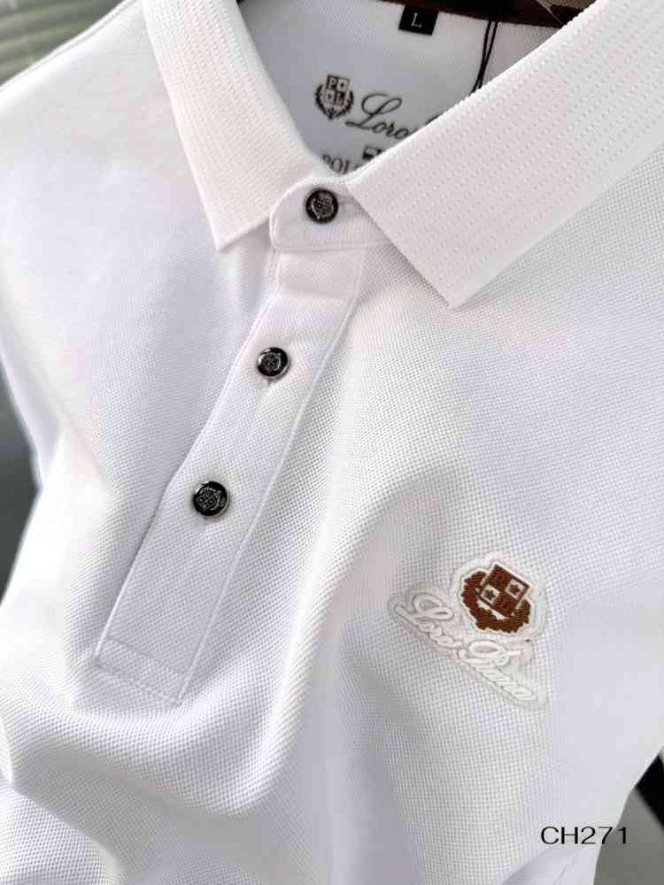 Loro Piana White Premium Quality T-Shirt-thumb-1
