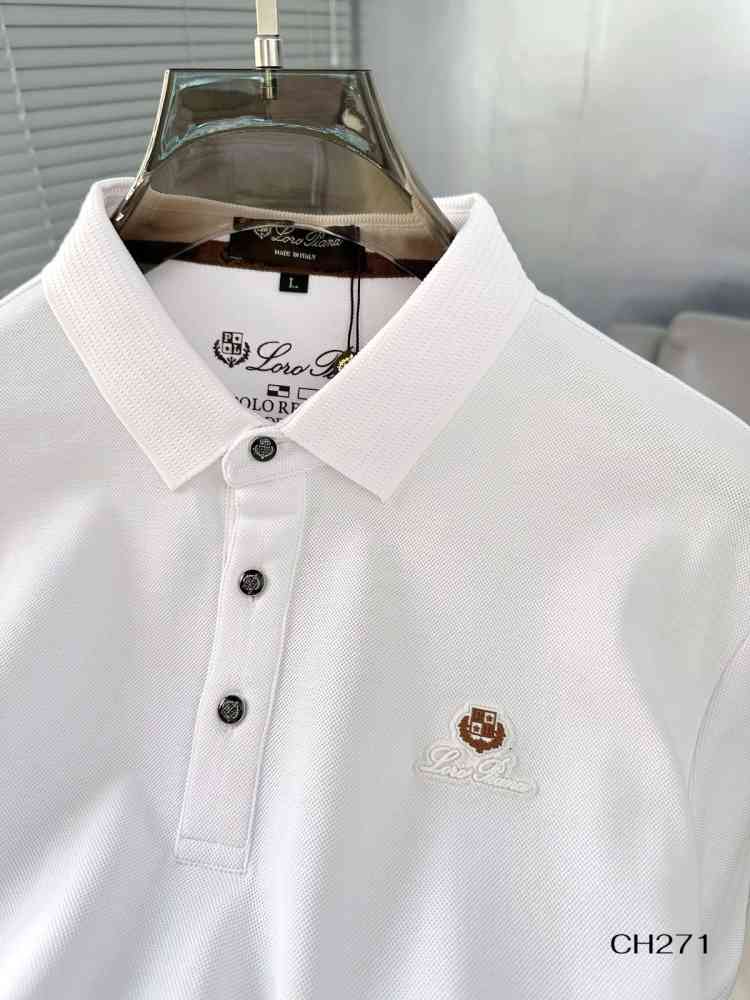 Loro Piana White Premium Quality T-Shirt-thumb-2