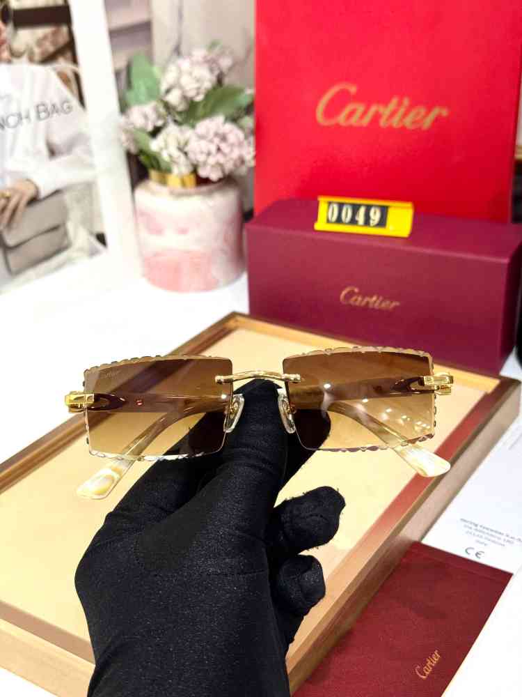 Cartier Colour Changing Lens Brown Premium Sunglasses-thumb-2