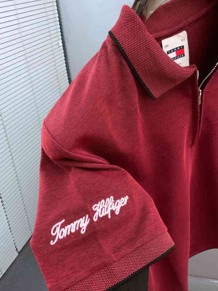 Tommy Hilfiger Red Premium Quality Tees-thumb-2