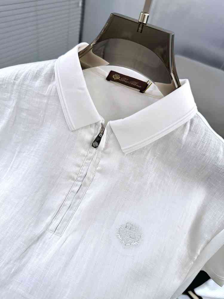 Loro Piana White Premium Quality T-Shirt-5