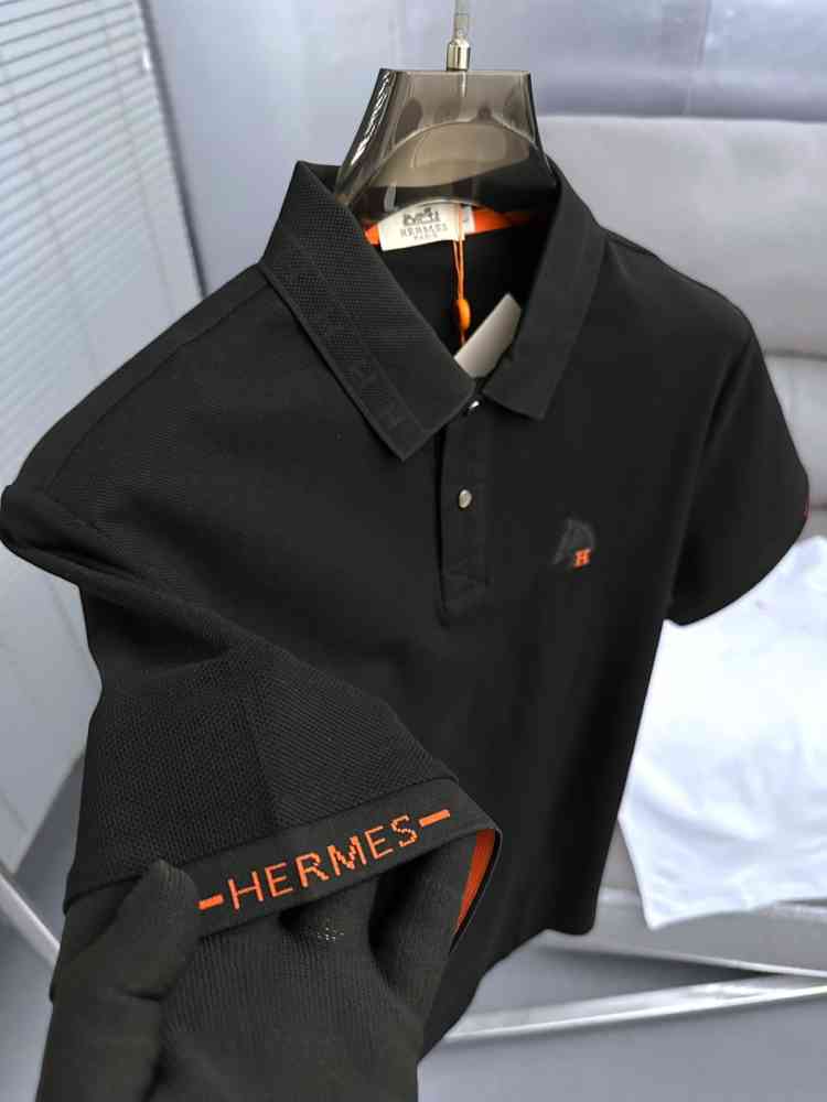 Hermes Black Premium Quality T-shirt-thumb-1
