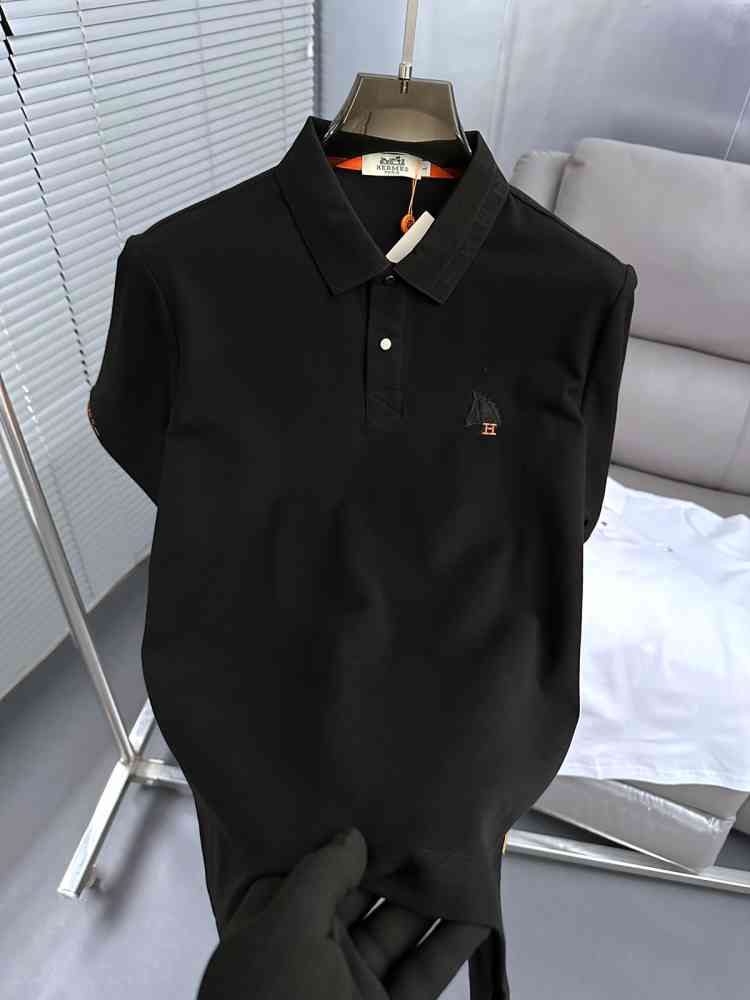 Hermes Black Premium Quality T-shirt-thumb-3