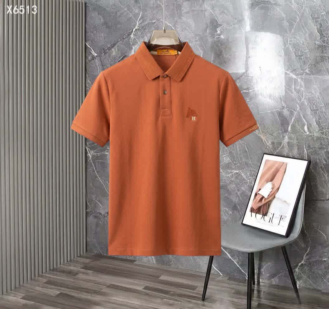 Orange Hermes Black Premium Quality T-shirt