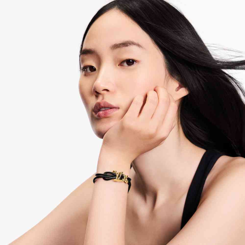 Louis Vuitton Black Bloom Bracelet-thumb-2