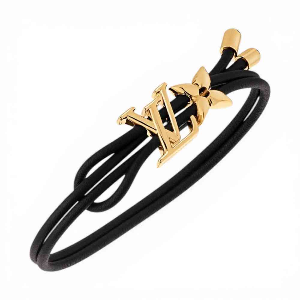 Louis Vuitton Black Bloom Bracelet-thumb-1