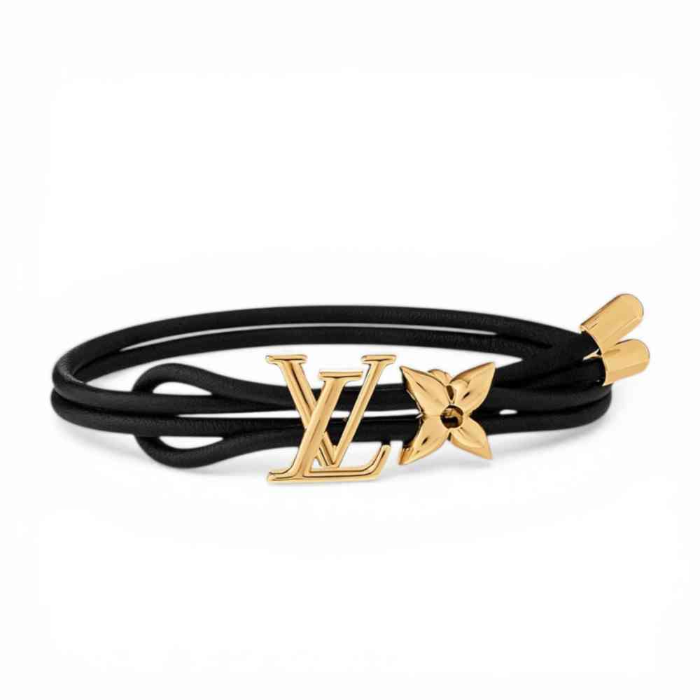Louis Vuitton Black Bloom Bracelet-thumb-0