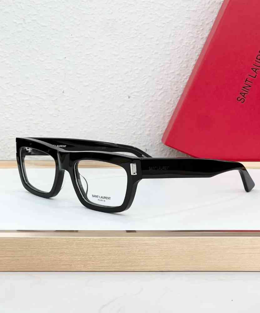 White Saint Laurent Green Luxury Sunglasses