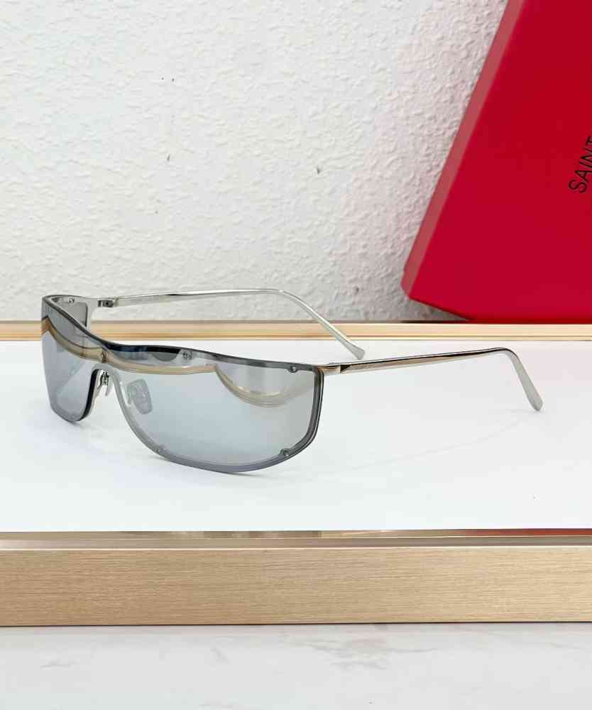 Saint Laurent White Luxury Sunglasses-thumb-0