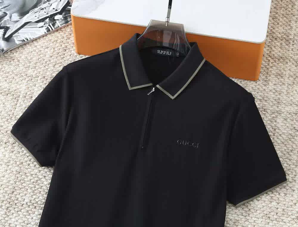 Gucci Black Premium Quality Polo T-shirt-1