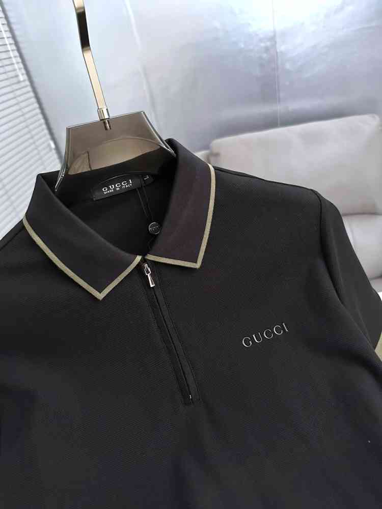 Gucci Black Premium Quality Polo T-shirt-3