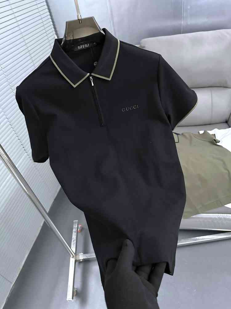 Gucci Black Premium Quality Polo T-shirt-2