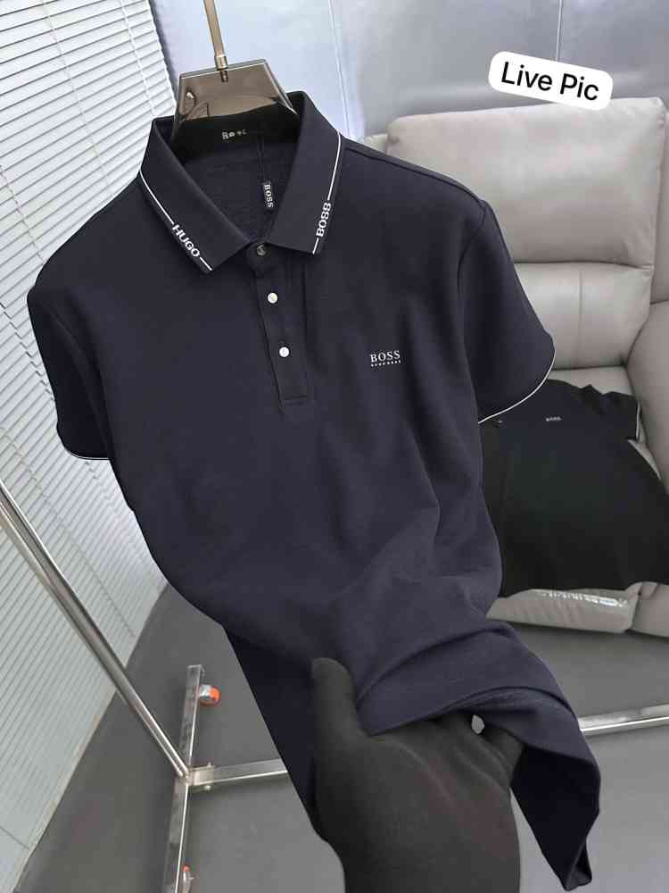 Hugo Boss Blue Premium Quality Tees-1