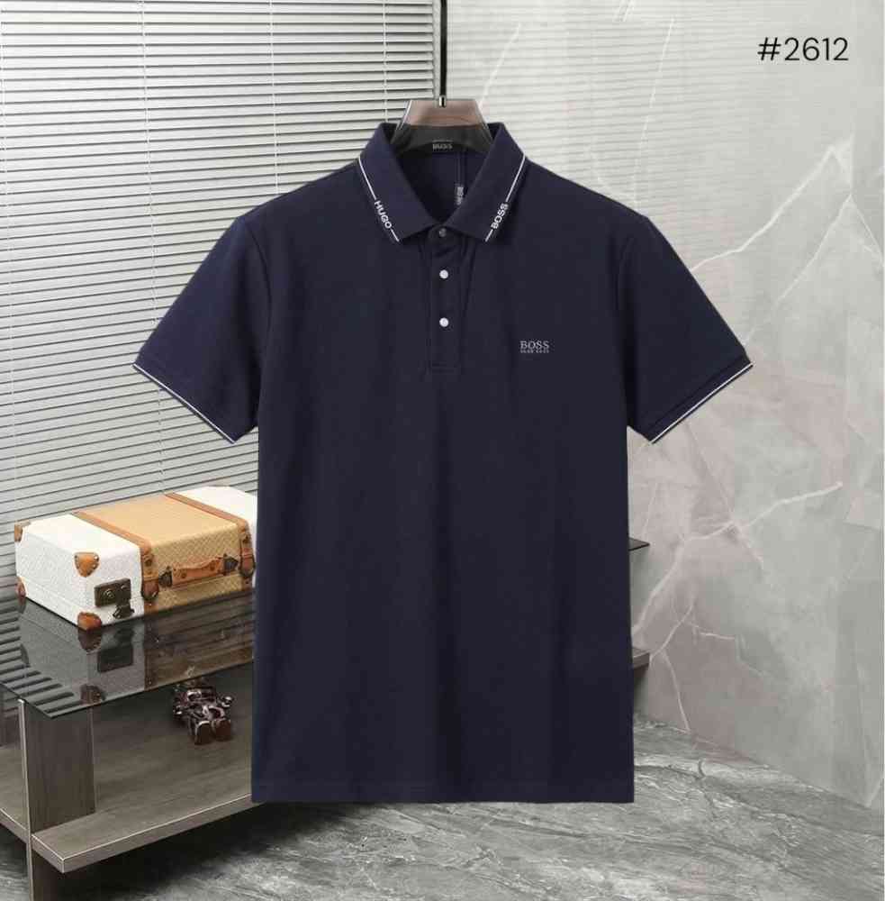 Blue Hugo Boss Brown Premium Quality Tees