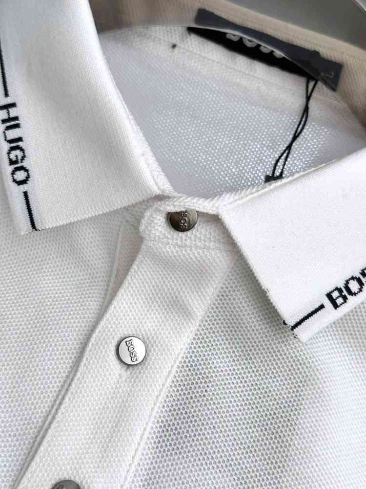 Hugo Boss White Premium Quality Tees-thumb-3