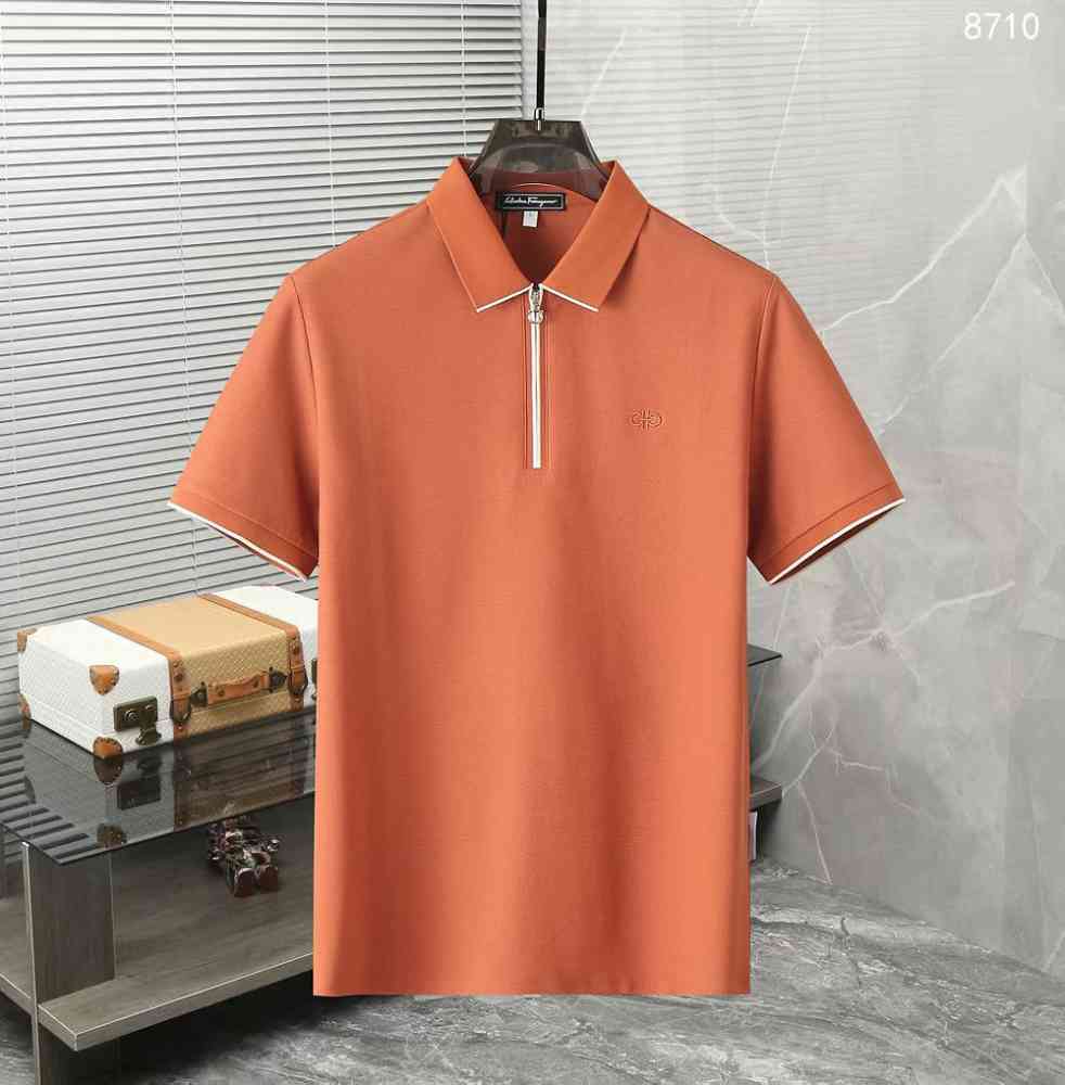 Brown Salvatore Ferragamo Black Premium Luxury T-shirt