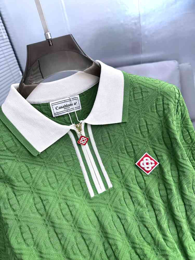 Casablanca Green Premium Quality T-shirt-thumb-1