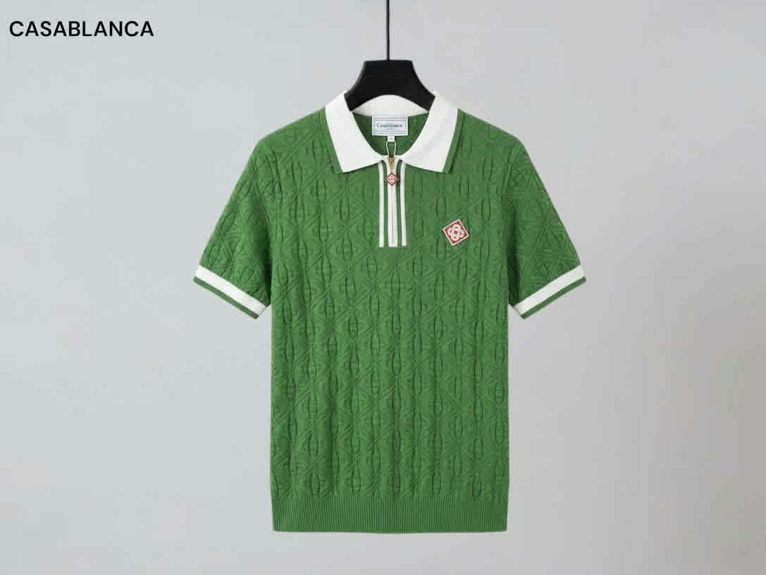 Casablanca Green Premium Quality T-shirt-thumb-0