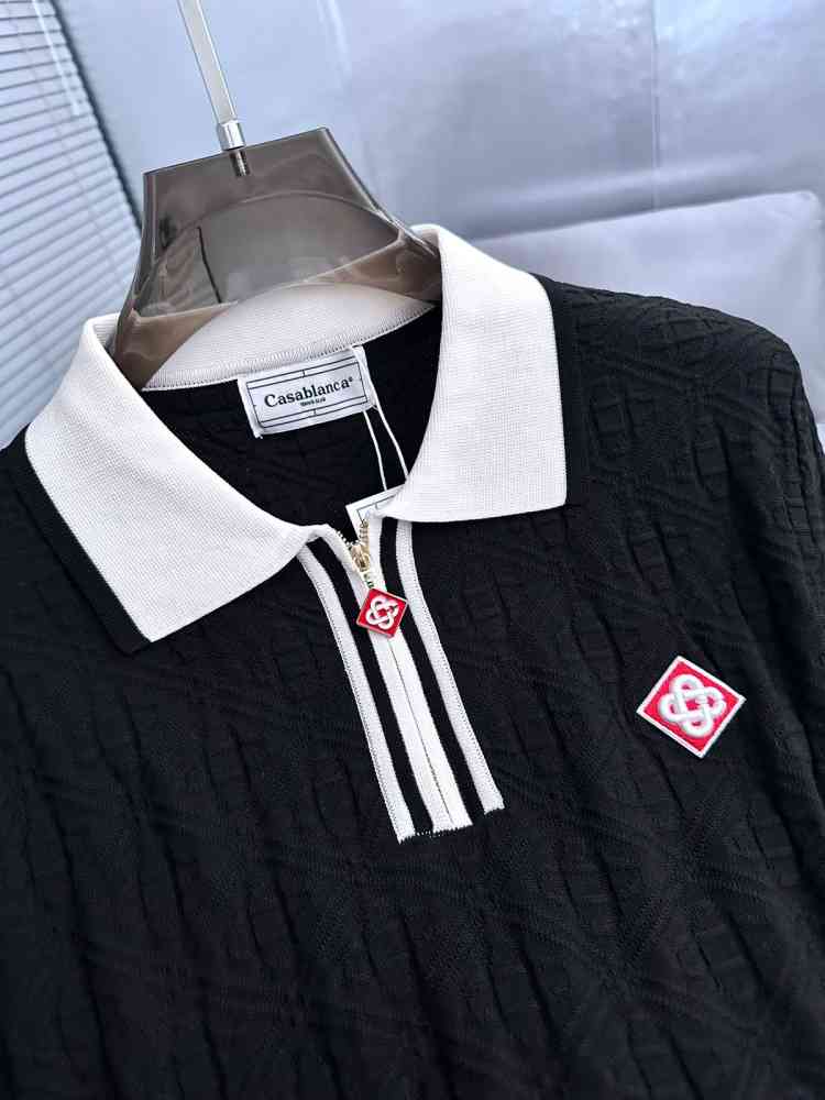 Casablanca Black Premium Quality T-shirt-thumb-1