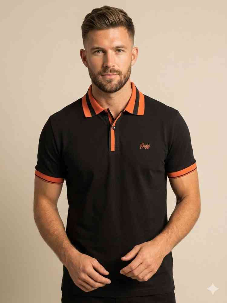 Black Hugo Boss White Premium Quality Tees