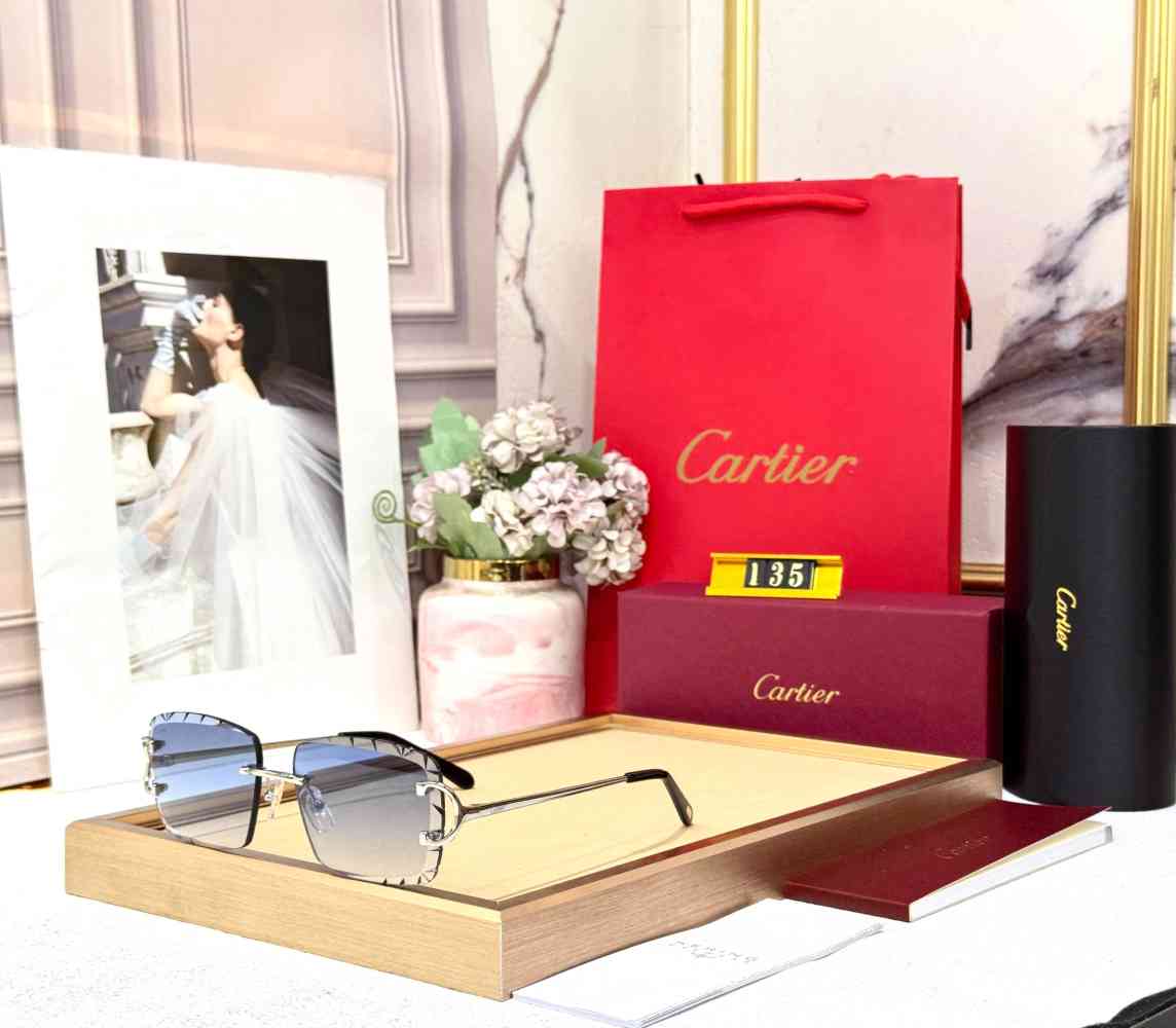Cartier Colour Changing Lens Blue Premium Sunglasses-thumb-0