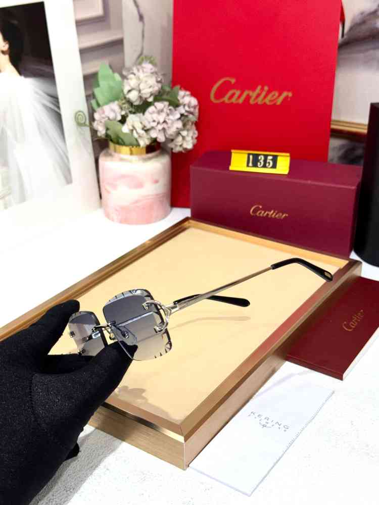 Cartier Colour Changing Lens Blue Premium Sunglasses-thumb-1