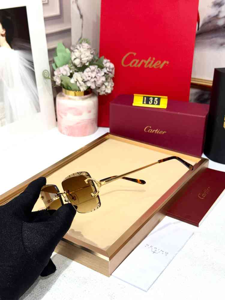 Cartier Colour Changing Lens Brown Premium Sunglasses-thumb-1