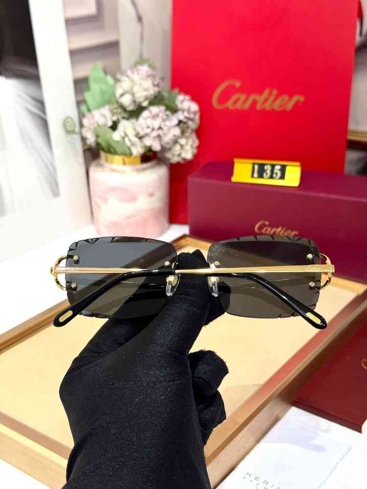 Cartier Colour Changing Lens Black Premium Sunglasses-thumb-3