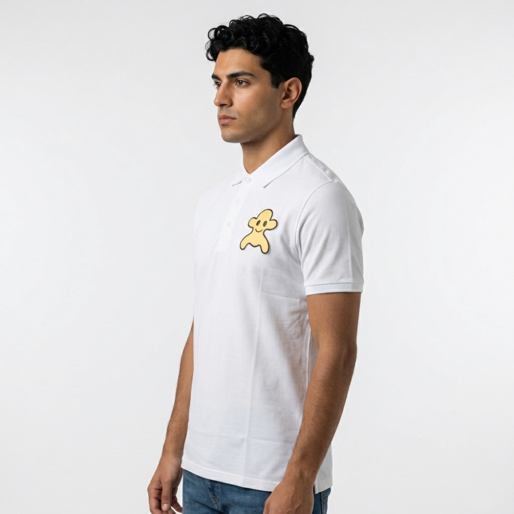 Burberry White Monster Graphic Premium T-shirt-1