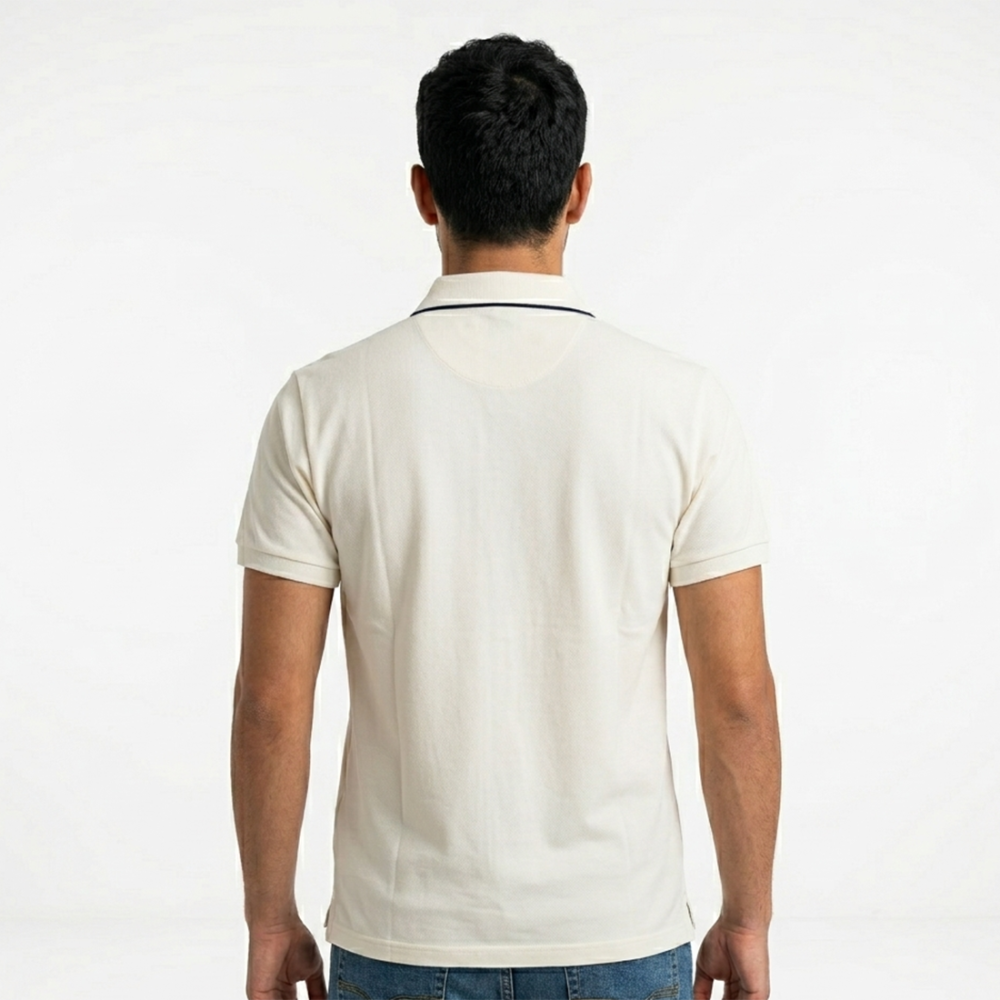 Burberry White Premium Quality Tees-thumb-2