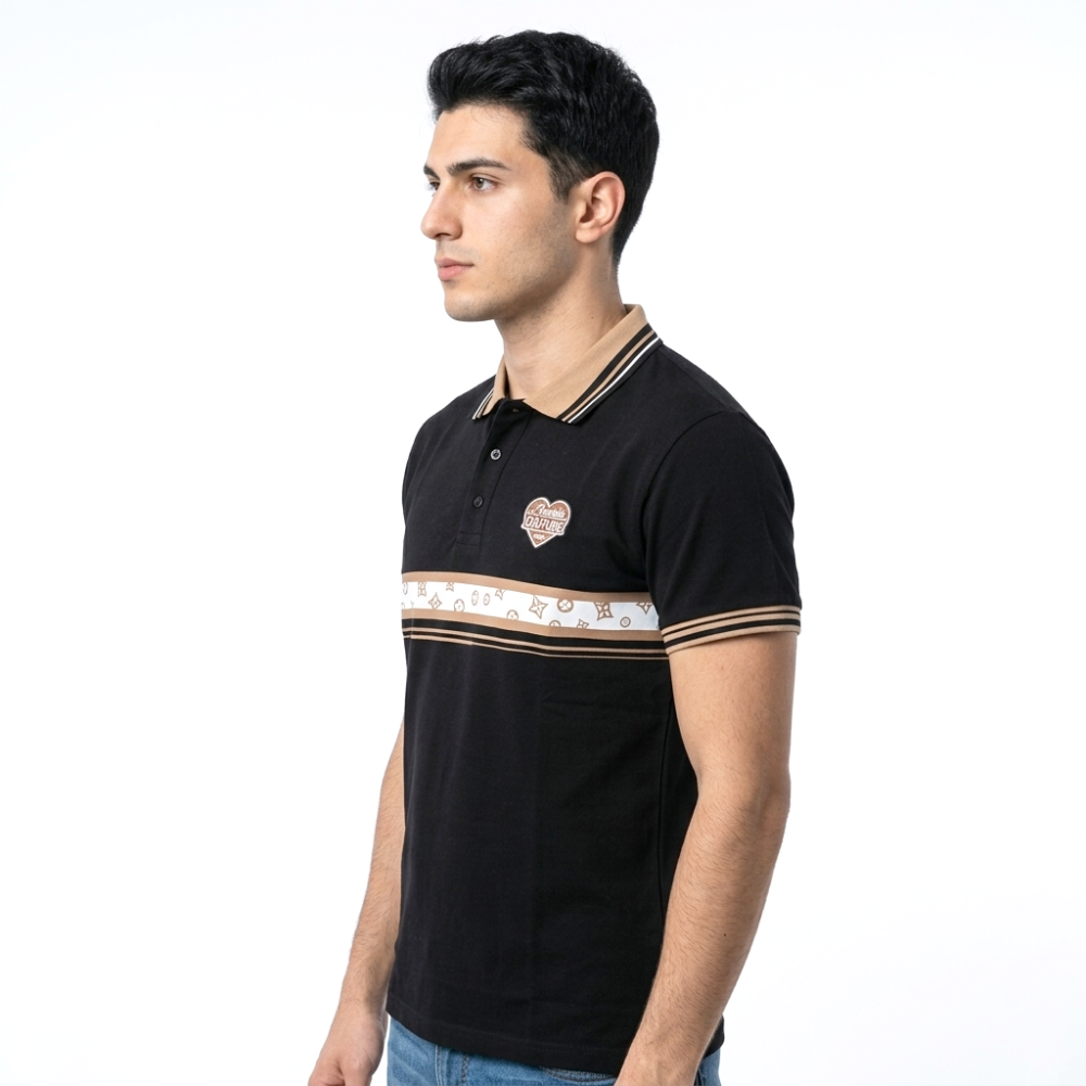 Louis Vuitton Black Premium Quality Tees-2