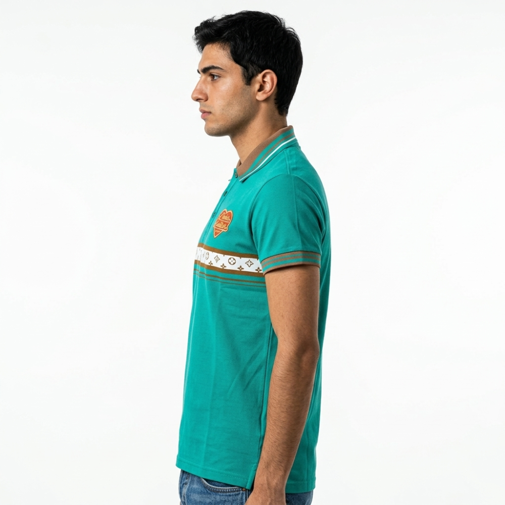 Louis Vuitton Green Premium Quality Tees-thumb-2
