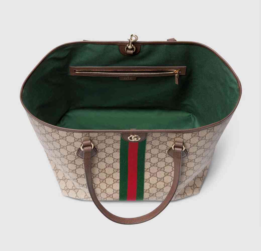 Gucci Jackie Boston Brown Tote Bag-thumb-1
