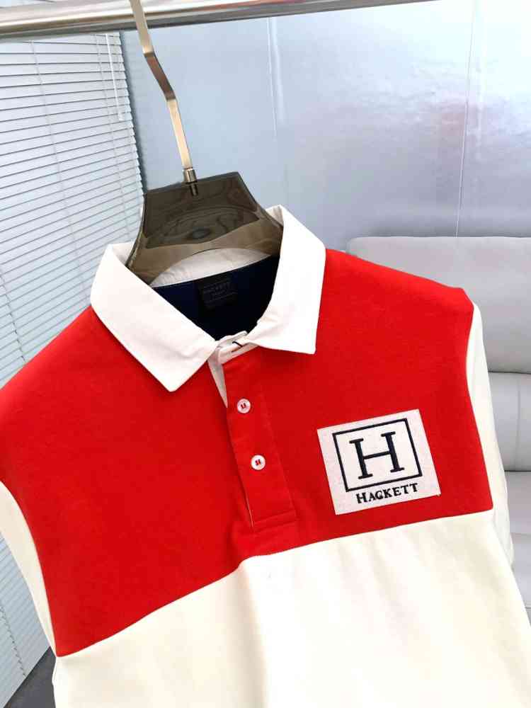 Hackett Red Premium Quality Polo T-shirt-1