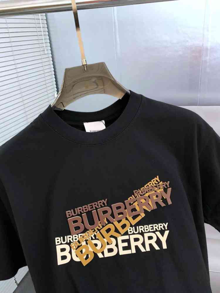 Burberry Black Premium Exclusive Polo T-shirt-thumb-1