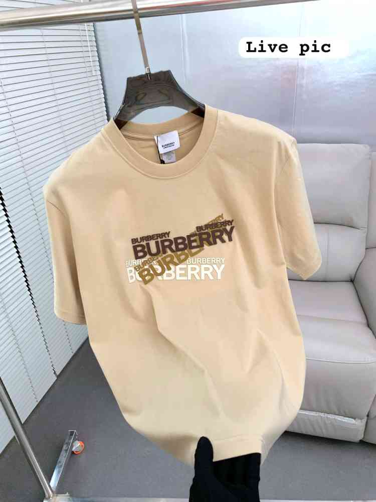 Burberry Brown Premium Exclusive Polo T-shirt-thumb-1