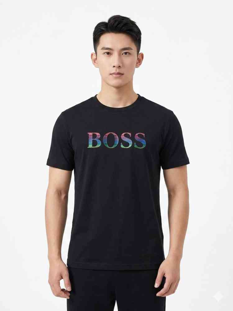 Black Hugo Boss White Premium Quality Polo Tees